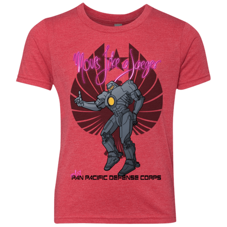 T-Shirts Vintage Red / YXS Moves Like A Jaegger Youth Triblend T-Shirt