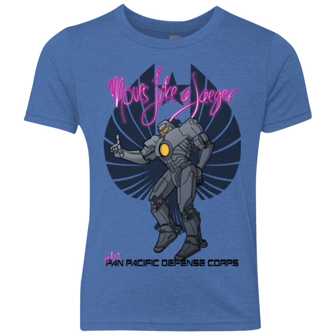 T-Shirts Vintage Royal / YXS Moves Like A Jaegger Youth Triblend T-Shirt