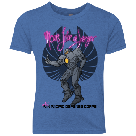 T-Shirts Vintage Royal / YXS Moves Like A Jaegger Youth Triblend T-Shirt