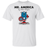T-Shirts White / S Mr America T-Shirt