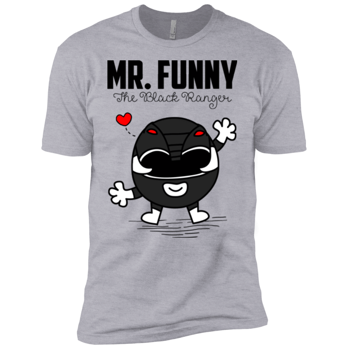 T-Shirts Heather Grey / YXS Mr Funny Boys Premium T-Shirt