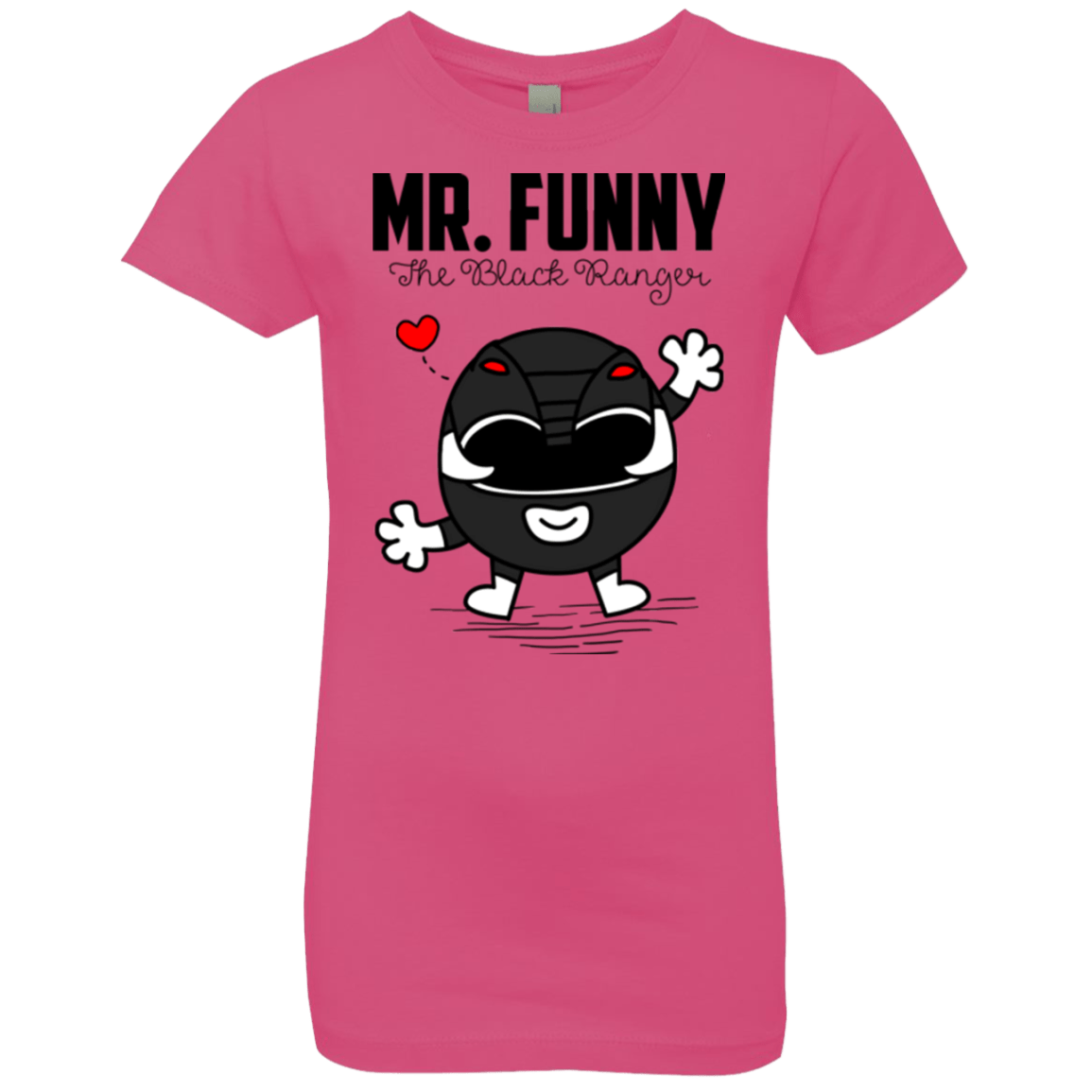 T-Shirts Hot Pink / YXS Mr Funny Girls Premium T-Shirt