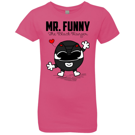 T-Shirts Hot Pink / YXS Mr Funny Girls Premium T-Shirt