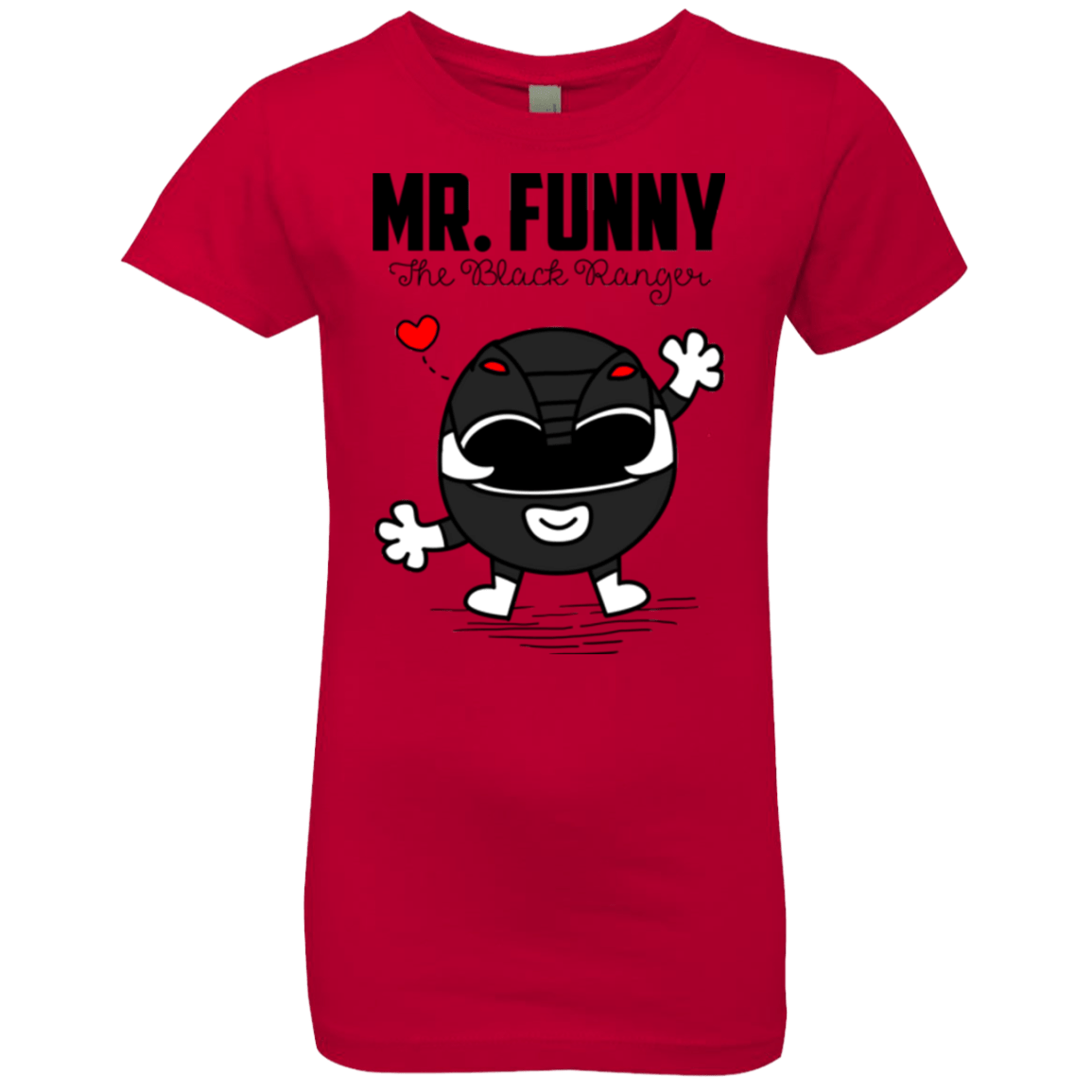 T-Shirts Red / YXS Mr Funny Girls Premium T-Shirt