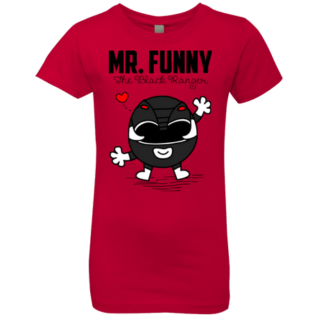 T-Shirts Red / YXS Mr Funny Girls Premium T-Shirt