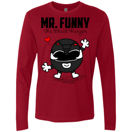 T-Shirts Cardinal / Small Mr Funny Men's Premium Long Sleeve