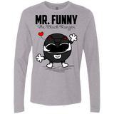 T-Shirts Heather Grey / Small Mr Funny Men's Premium Long Sleeve