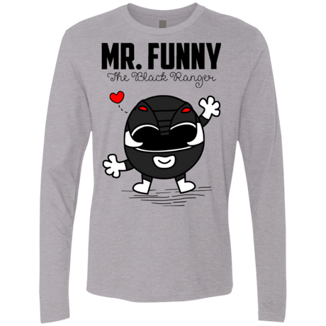 T-Shirts Heather Grey / Small Mr Funny Men's Premium Long Sleeve