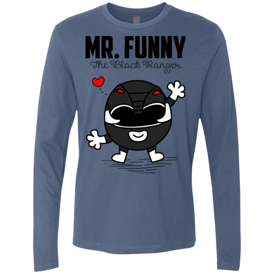 T-Shirts Indigo / Small Mr Funny Men's Premium Long Sleeve