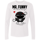 T-Shirts White / Small Mr Funny Men's Premium Long Sleeve