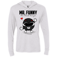 T-Shirts Heather White / X-Small Mr Funny Triblend Long Sleeve Hoodie Tee