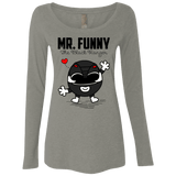 T-Shirts Venetian Grey / Small Mr Funny Women's Triblend Long Sleeve Shirt
