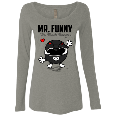T-Shirts Venetian Grey / Small Mr Funny Women's Triblend Long Sleeve Shirt