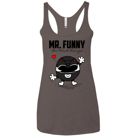 T-Shirts Macchiato / X-Small Mr Funny Women's Triblend Racerback Tank