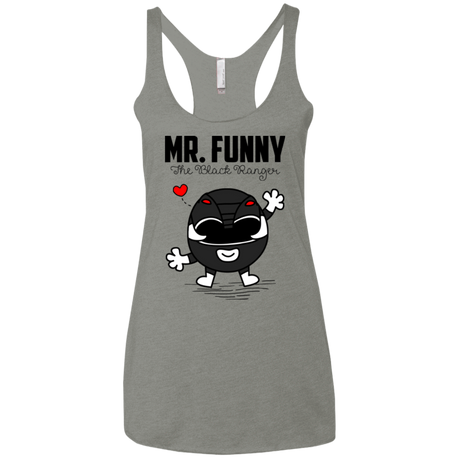 T-Shirts Venetian Grey / X-Small Mr Funny Women's Triblend Racerback Tank