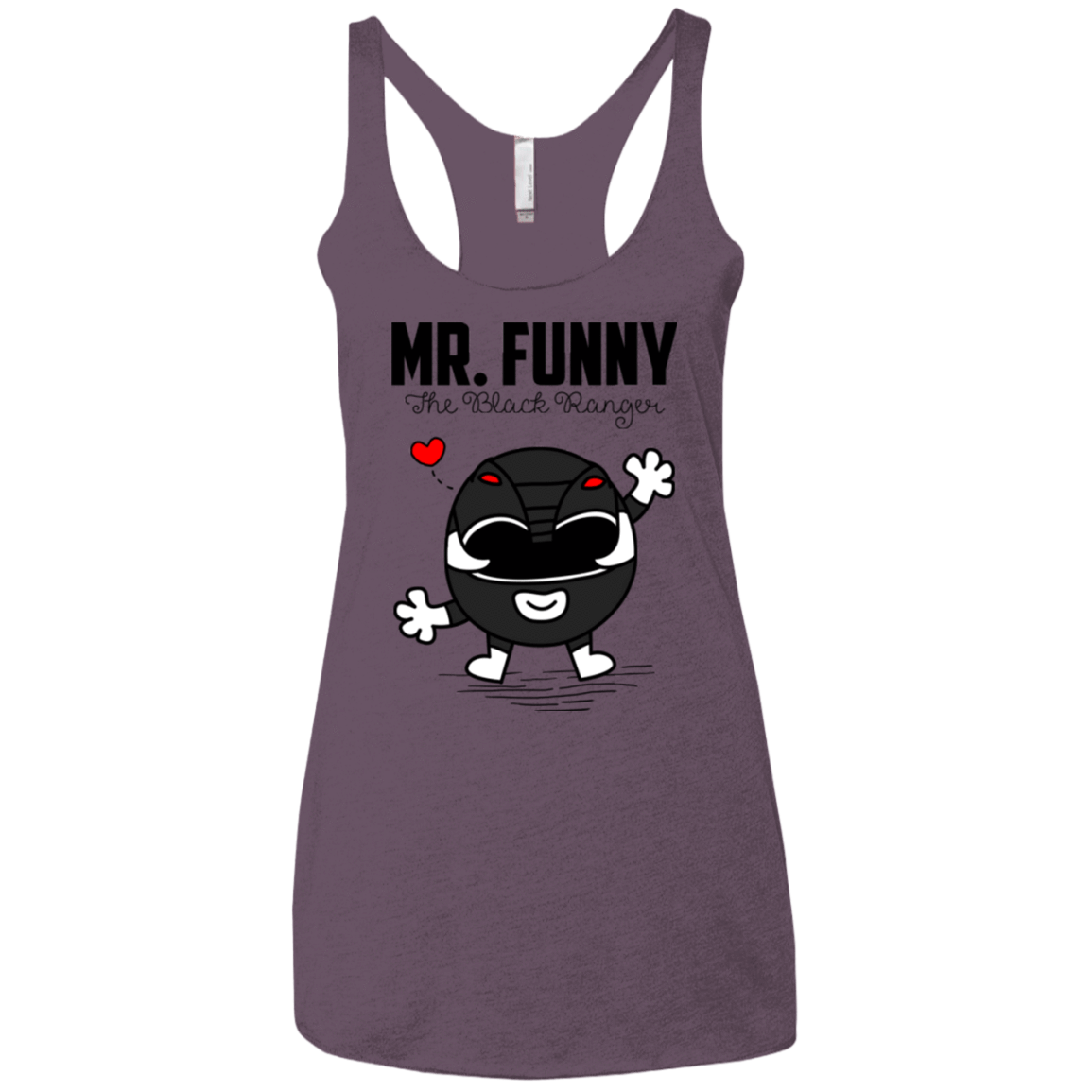 T-Shirts Vintage Purple / X-Small Mr Funny Women's Triblend Racerback Tank