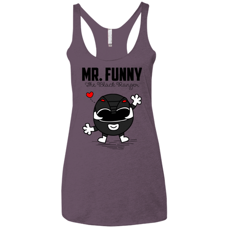T-Shirts Vintage Purple / X-Small Mr Funny Women's Triblend Racerback Tank