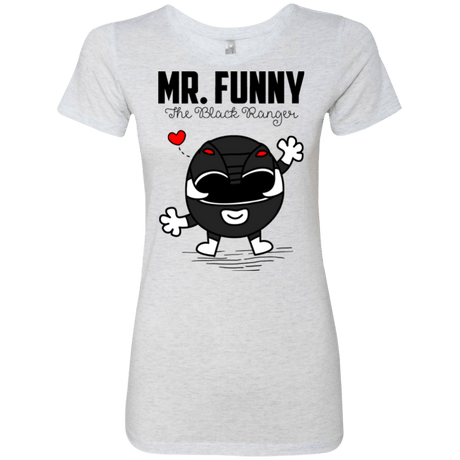 T-Shirts Heather White / Small Mr Funny Women's Triblend T-Shirt
