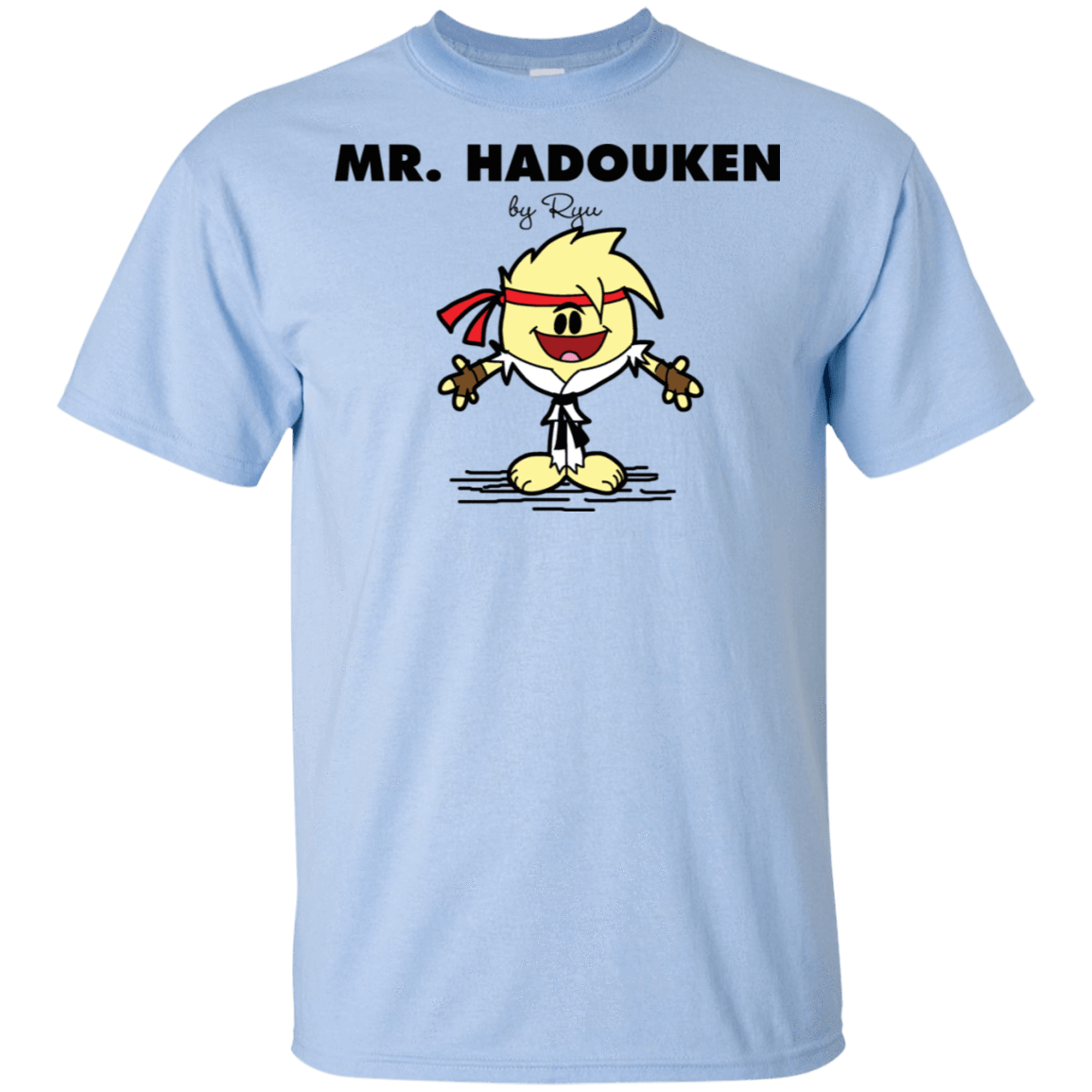 T-Shirts Light Blue / S Mr Hadouken T-Shirt