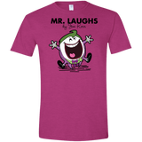 T-Shirts Antique Heliconia / S Mr Laughs Men's Semi-Fitted Softstyle