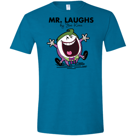 T-Shirts Antique Sapphire / S Mr Laughs Men's Semi-Fitted Softstyle