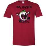 T-Shirts Cardinal Red / S Mr Laughs Men's Semi-Fitted Softstyle