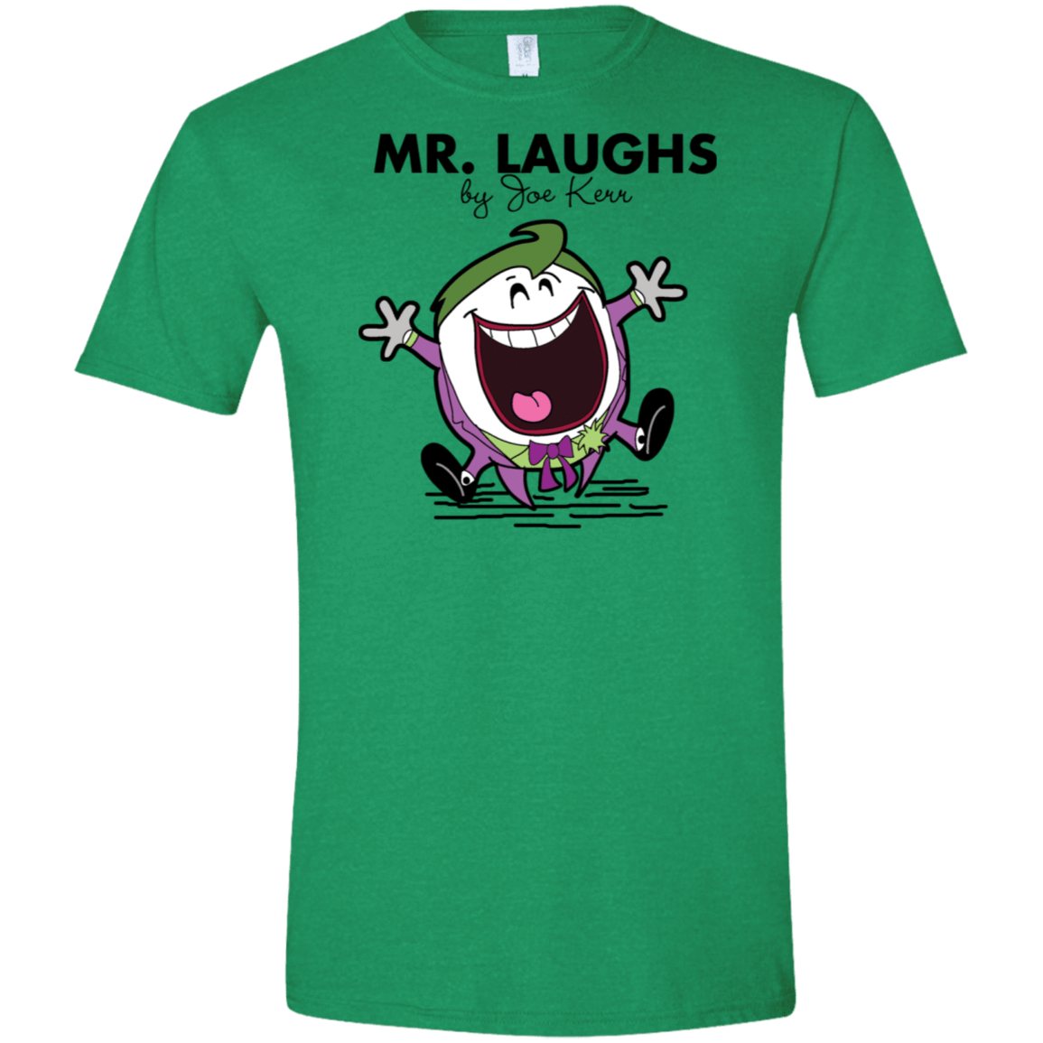 T-Shirts Heather Irish Green / S Mr Laughs Men's Semi-Fitted Softstyle