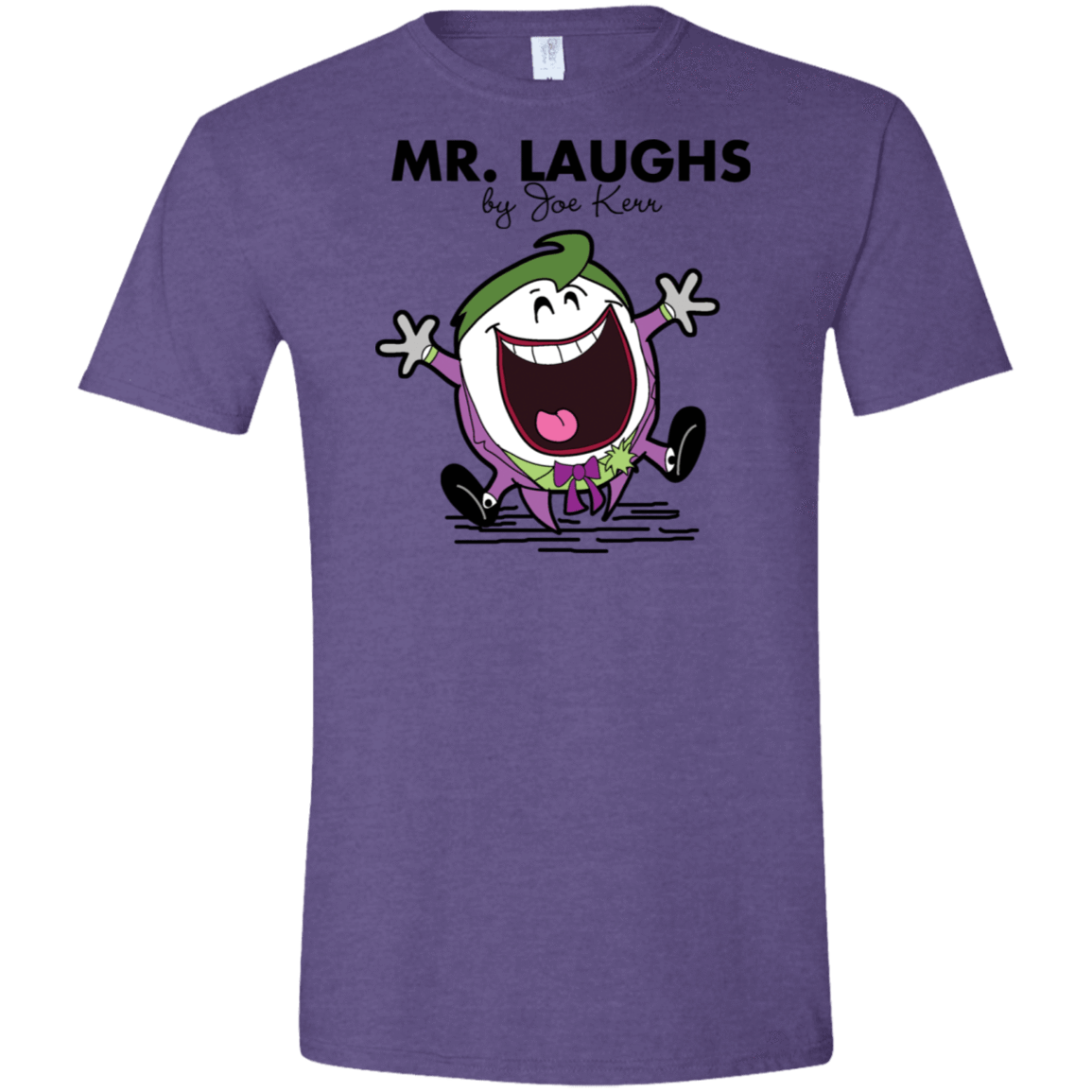 T-Shirts Heather Purple / S Mr Laughs Men's Semi-Fitted Softstyle