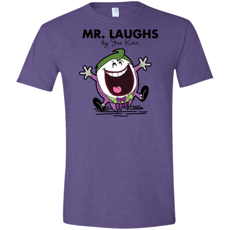 T-Shirts Heather Purple / S Mr Laughs Men's Semi-Fitted Softstyle