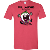 T-Shirts Heather Red / S Mr Laughs Men's Semi-Fitted Softstyle