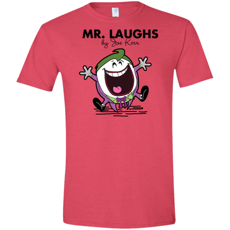 T-Shirts Heather Red / S Mr Laughs Men's Semi-Fitted Softstyle