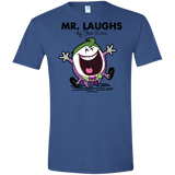 T-Shirts Heather Royal / X-Small Mr Laughs Men's Semi-Fitted Softstyle