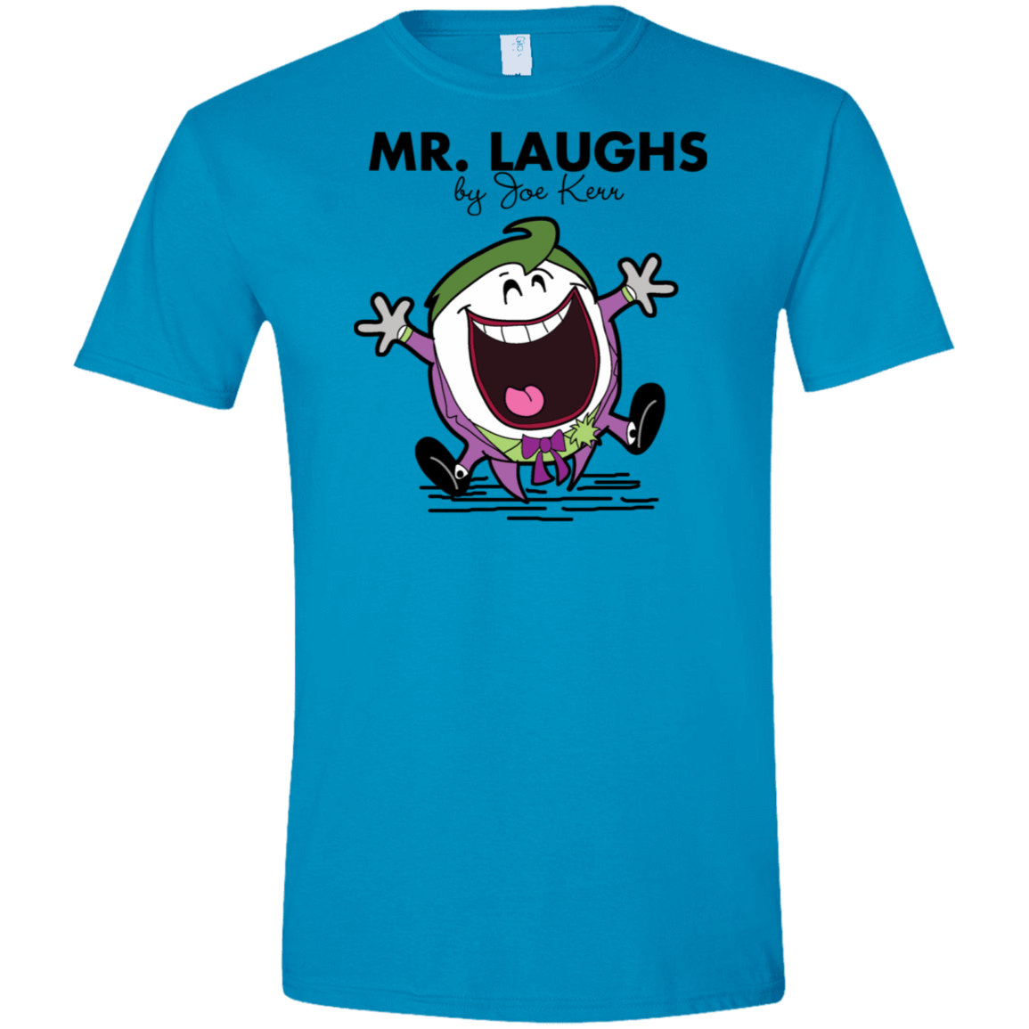 T-Shirts Sapphire / S Mr Laughs Men's Semi-Fitted Softstyle