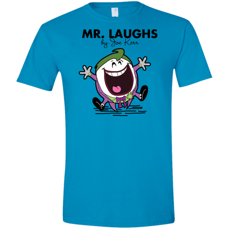 T-Shirts Sapphire / S Mr Laughs Men's Semi-Fitted Softstyle