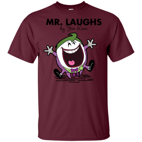 T-Shirts Maroon / S Mr Laughs T-Shirt