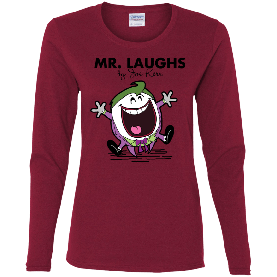 T-Shirts Cardinal / S Mr Laughs Women's Long Sleeve T-Shirt