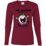 T-Shirts Cardinal / S Mr Laughs Women's Long Sleeve T-Shirt