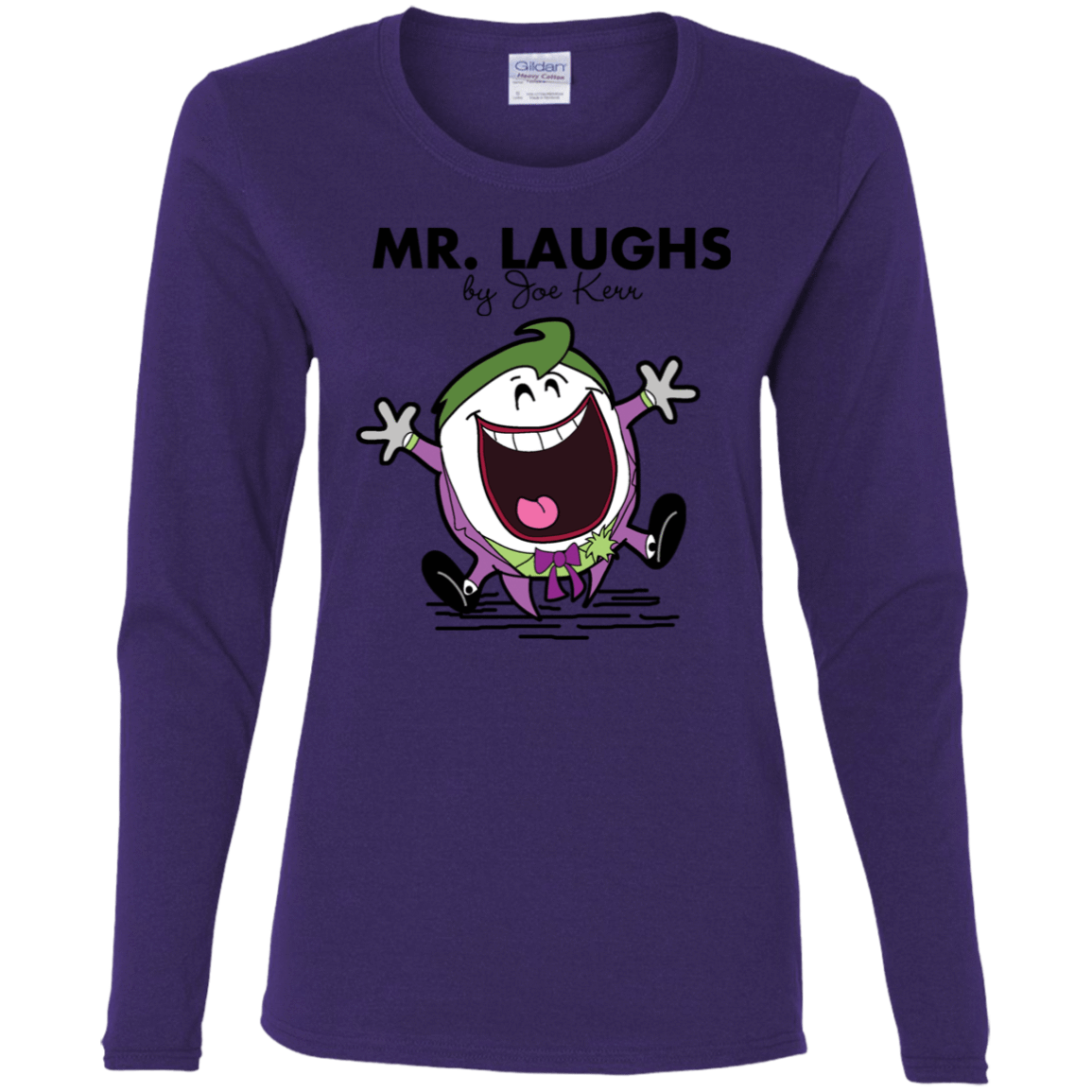 T-Shirts Purple / S Mr Laughs Women's Long Sleeve T-Shirt