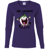 T-Shirts Purple / S Mr Laughs Women's Long Sleeve T-Shirt