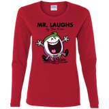 T-Shirts Red / S Mr Laughs Women's Long Sleeve T-Shirt