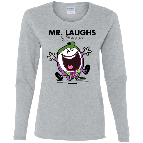 T-Shirts Sport Grey / S Mr Laughs Women's Long Sleeve T-Shirt