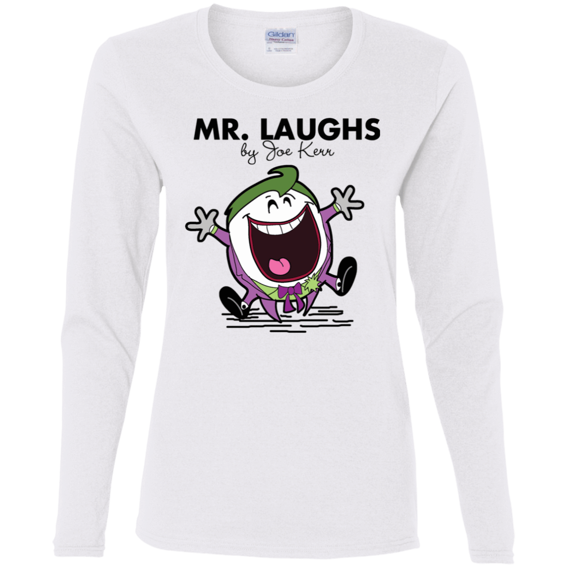 T-Shirts White / S Mr Laughs Women's Long Sleeve T-Shirt