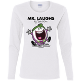 T-Shirts White / S Mr Laughs Women's Long Sleeve T-Shirt