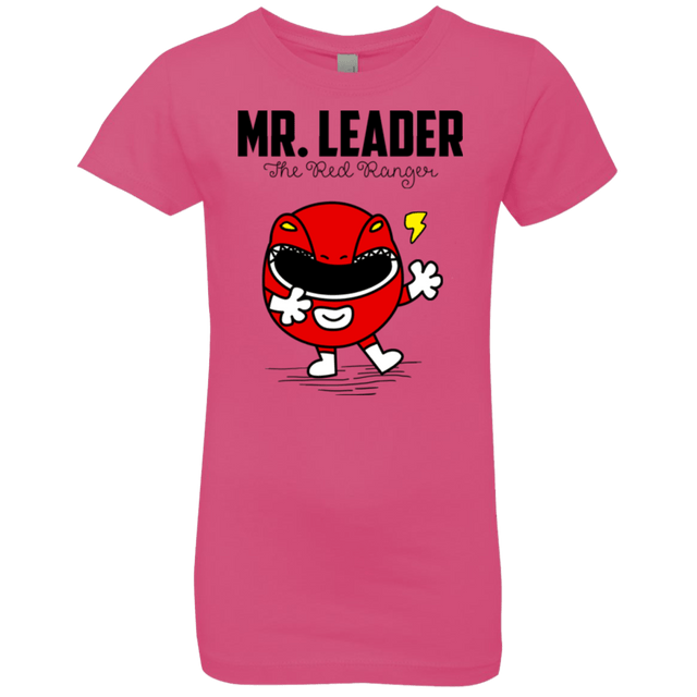 T-Shirts Hot Pink / YXS Mr Leader Girls Premium T-Shirt