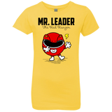 T-Shirts Vibrant Yellow / YXS Mr Leader Girls Premium T-Shirt