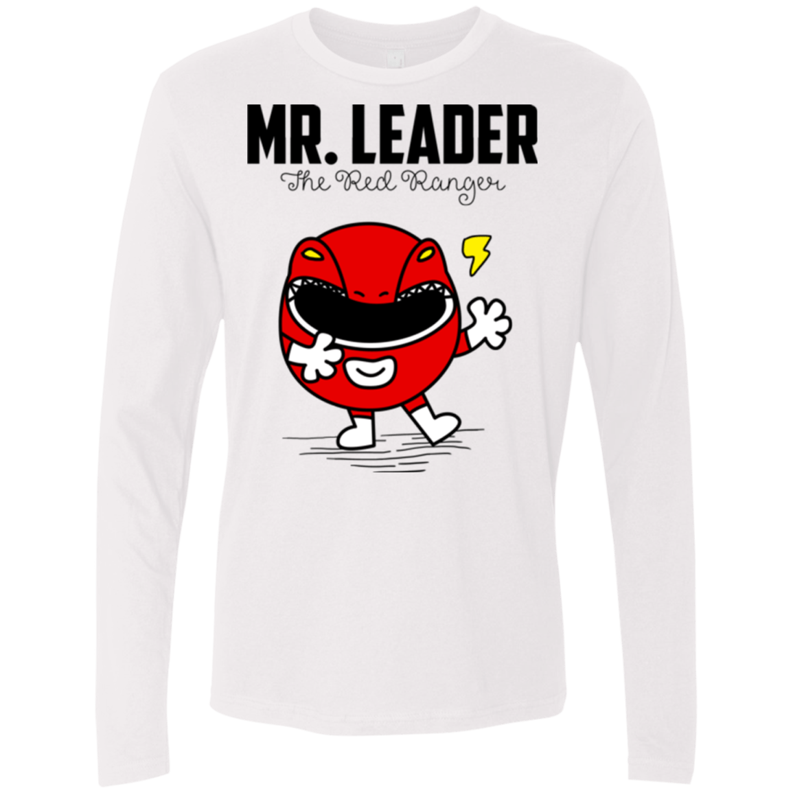 T-Shirts White / Small Mr Leader Men's Premium Long Sleeve