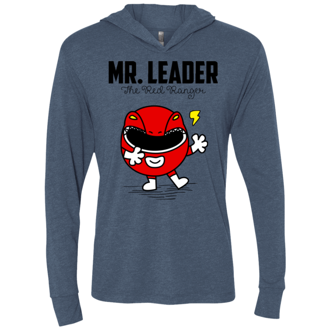 Mr Leader Triblend Long Sleeve Hoodie Tee