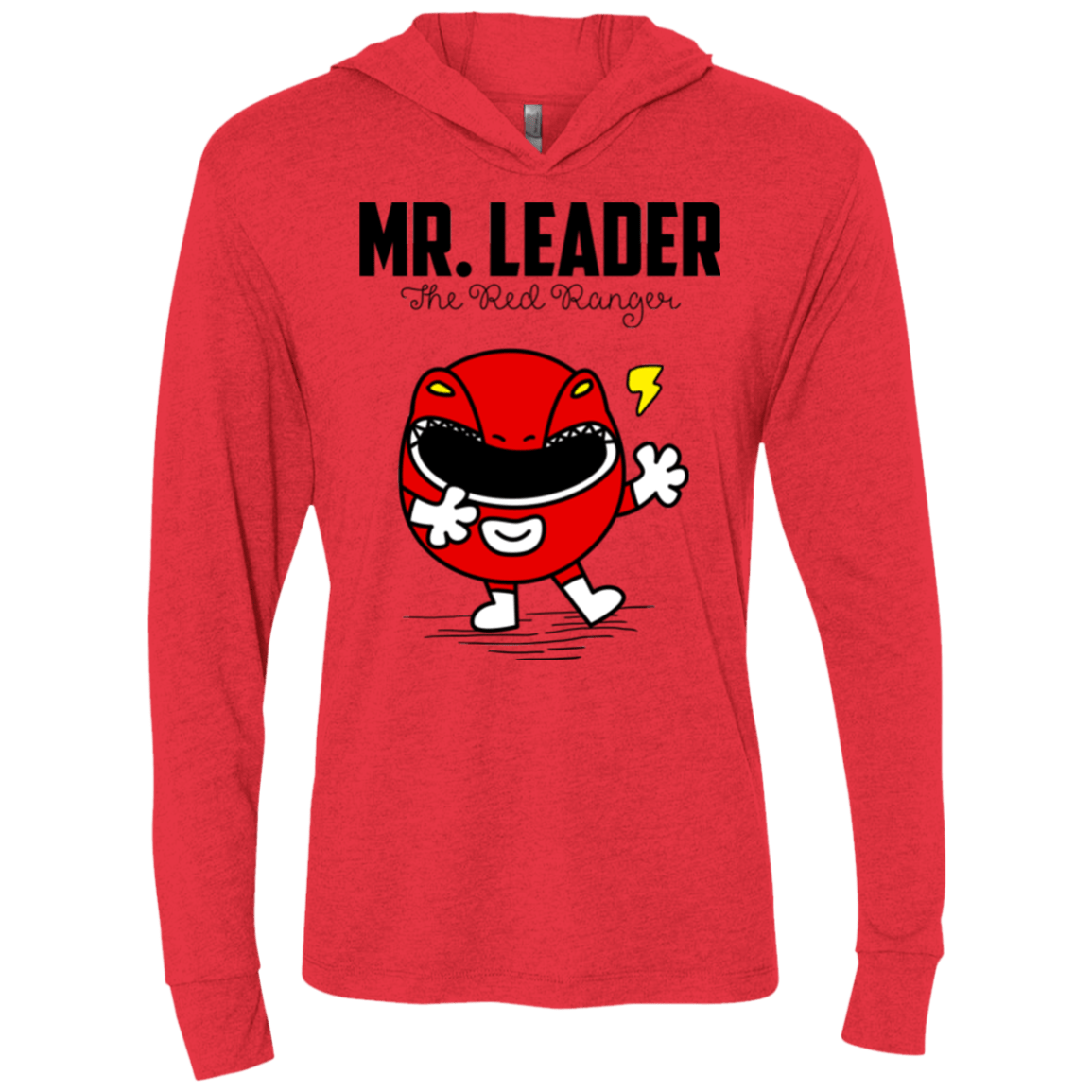 T-Shirts Vintage Red / X-Small Mr Leader Triblend Long Sleeve Hoodie Tee