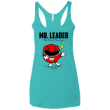 T-Shirts Tahiti Blue / X-Small Mr Leader Women's Triblend Racerback Tank