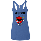 T-Shirts Vintage Royal / X-Small Mr Leader Women's Triblend Racerback Tank